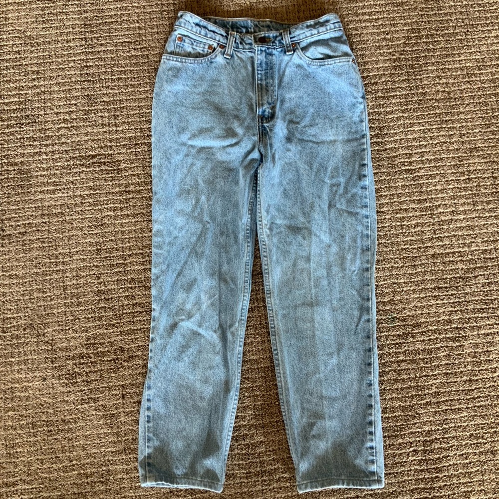 Vintage Women’s 90s Levi’s 512 Jeans light wash size 11